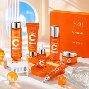SADOER Korean Vitamin C Glass Glow Skincare Set