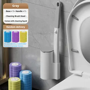 2026New Disposable Toilet Brush Set-Includes 24 Disposable Replacement Heads+Toilet Brush Handle+Wall-Mounted Toilet Bowl Rack,Easy to Use,Thorough Cleaning,Antibacterial,Deodorizing,No Secondary Contamination,A Must-Have Household Item,Perfect Gift tikto