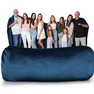 Oversized Soft Blanket, Giant Big Fleece Companion 120x120in, California King Warm Blanket for Whole Family, Bed, Sofa, Couch, Travel, Camping 120x120 Brown