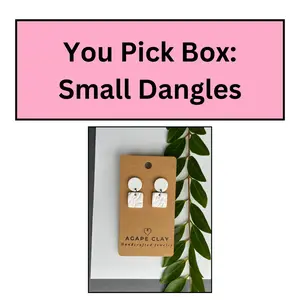 YOU PICK: Small Polymer Clay Dangle Earrings