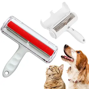 Reusable Portable Roller Brush, Sticky Roll for Pet Hair Removal, Easy Cleaning of Furniture & Clothes, Essential Pet Grooming Tool