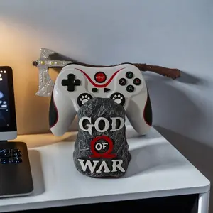 Wedge Controller Stand Set, Realistic Vintage Resin Figurine, Universal Plastic Game Console Holder for Ps5/4, Game Console Accessories, Perfect Gift Idea