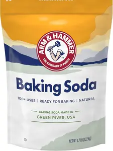 ARM & HAMMER Baking Soda Made in USA, Ideal for Baking, Pure & Natural, 2.7lb Bag