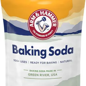 ARM & HAMMER Baking Soda Made in USA, Ideal for Baking, Pure & Natural, 2.7lb Bag