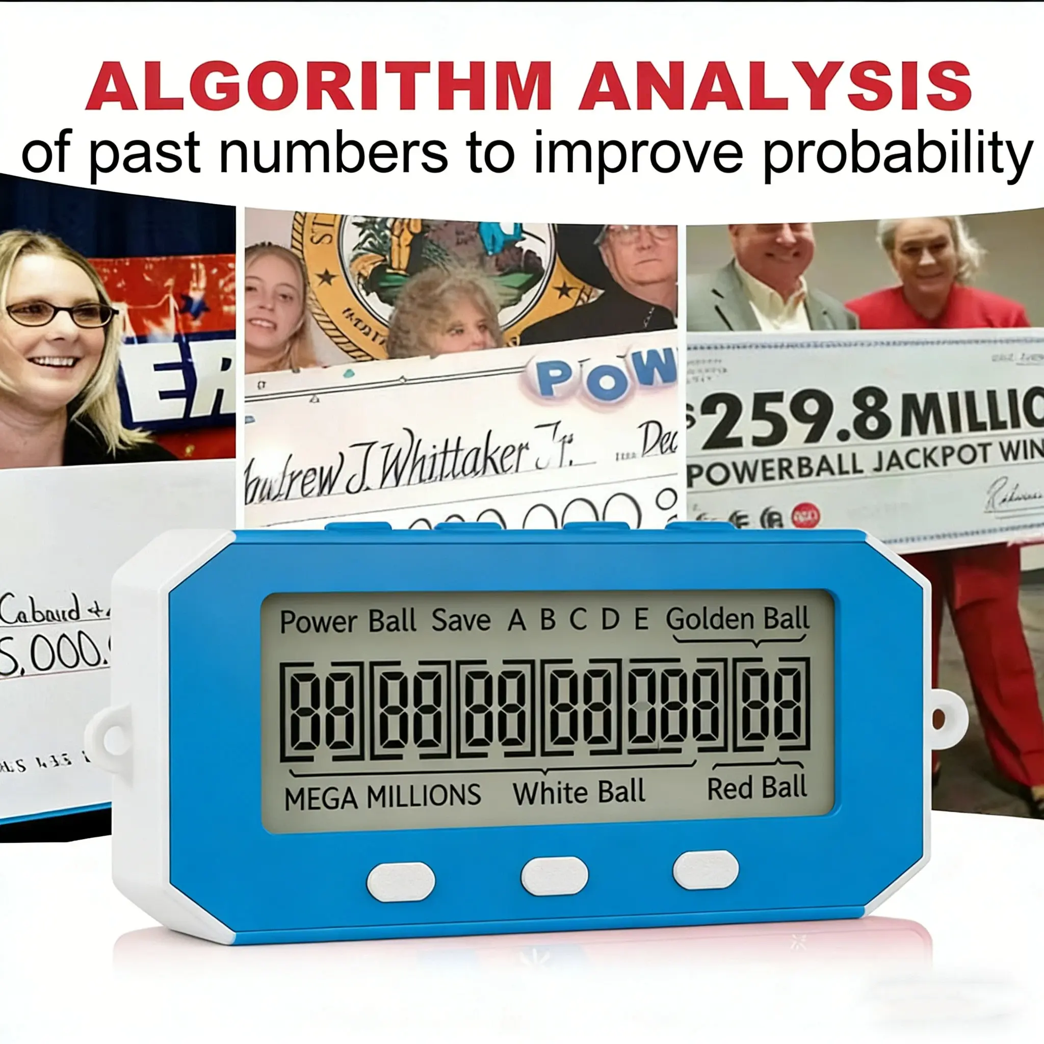 nokade Lottery Number Picker, Al LotteryMachine,Number Selector, Intelligent Lottery Assistant,Quick Pickto Lottery Number