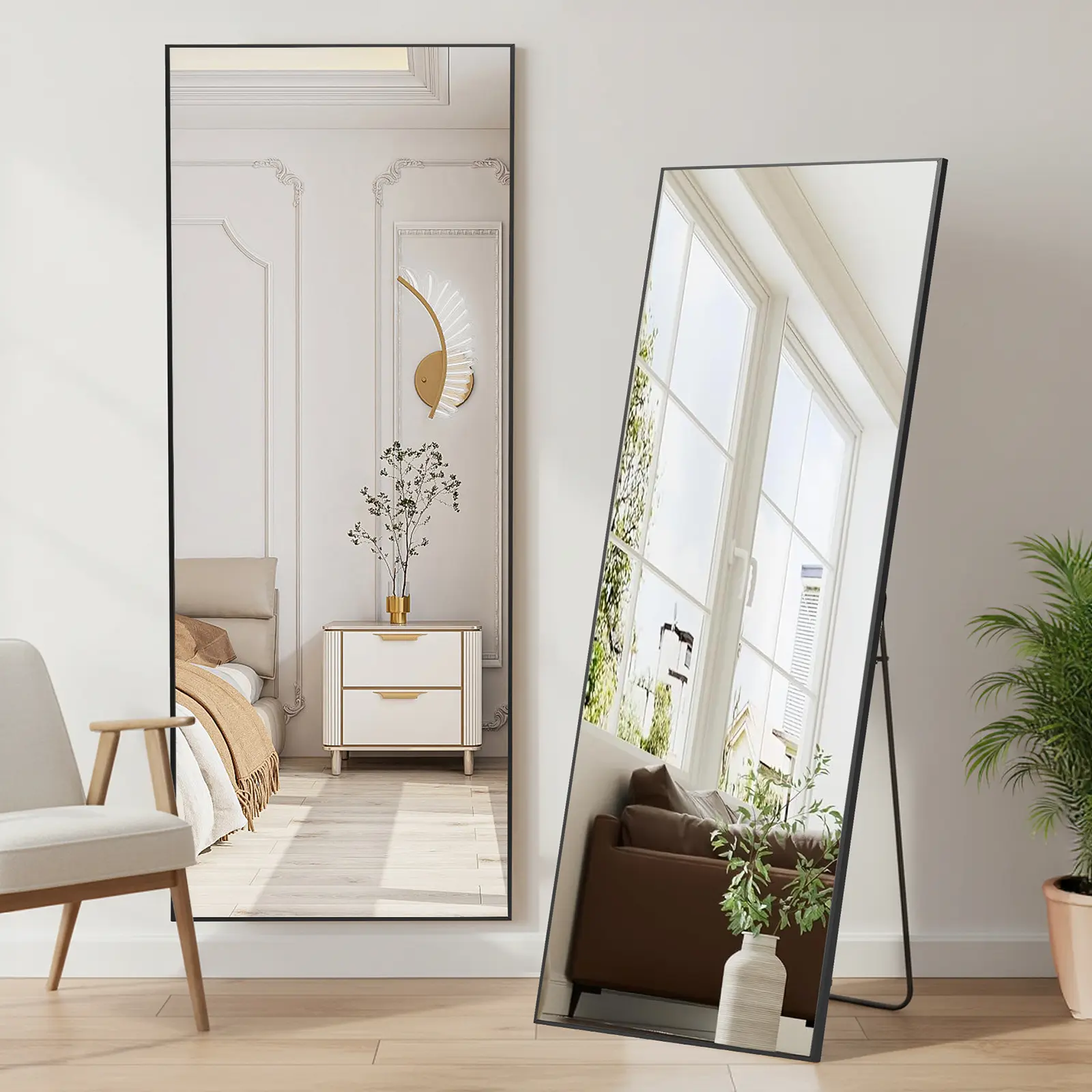 Black-Rect-21x56 Inch