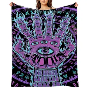 Tool-Band-Flannel Throw Blanket for Girls Boys- Ultra Soft, Anti-Shrink & Wrinkle-Resistant ,Quick-Dry, Machine Washable Cozy Throw ,Perfect Gift for Kids Adults A-89