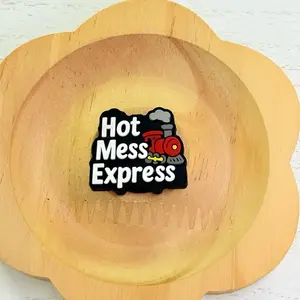 Hot Mess Express 2D Silicone Focal Bead (1 pc)
