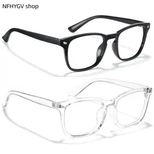 Blue Light Blocking Glasses Unisex Classic Fit Eyewear Hd Clear Lenses 140mm Frame Width Eye Protection Spectacles for Computer Gaming Television And Mobile Phone Long Time Using