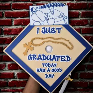 90s Friday Inspired Graduation Cap Topper