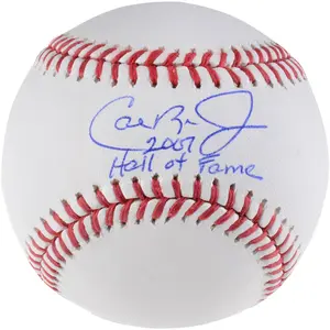 Cal Ripken Jr. Baltimore Orioles Autographed Baseball with "HOF 2007" Inscription - Fanatics Authentic Certified