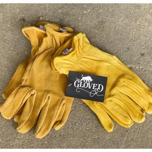 Women's Leather Chore Gloves