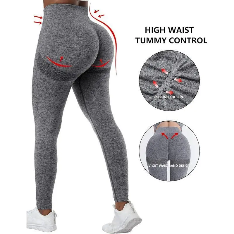 4 Piece Butt Lifting Workout Leggings for Women, Seamless Gym Scrunch Booty Lifting SetsGift 4 Piece Butt Lifting Workout Leggings for Women, Seamless Gym Scrunch Booty Lifting SetsGift