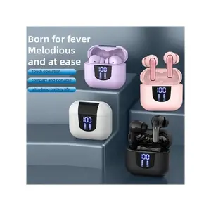 Wireless Earbuds BT Headphones, 35-Hour Playtime, LED Power Display, Noise Cancelling, High-Fidelity Mic Stereo, iPhone & Android Compatible