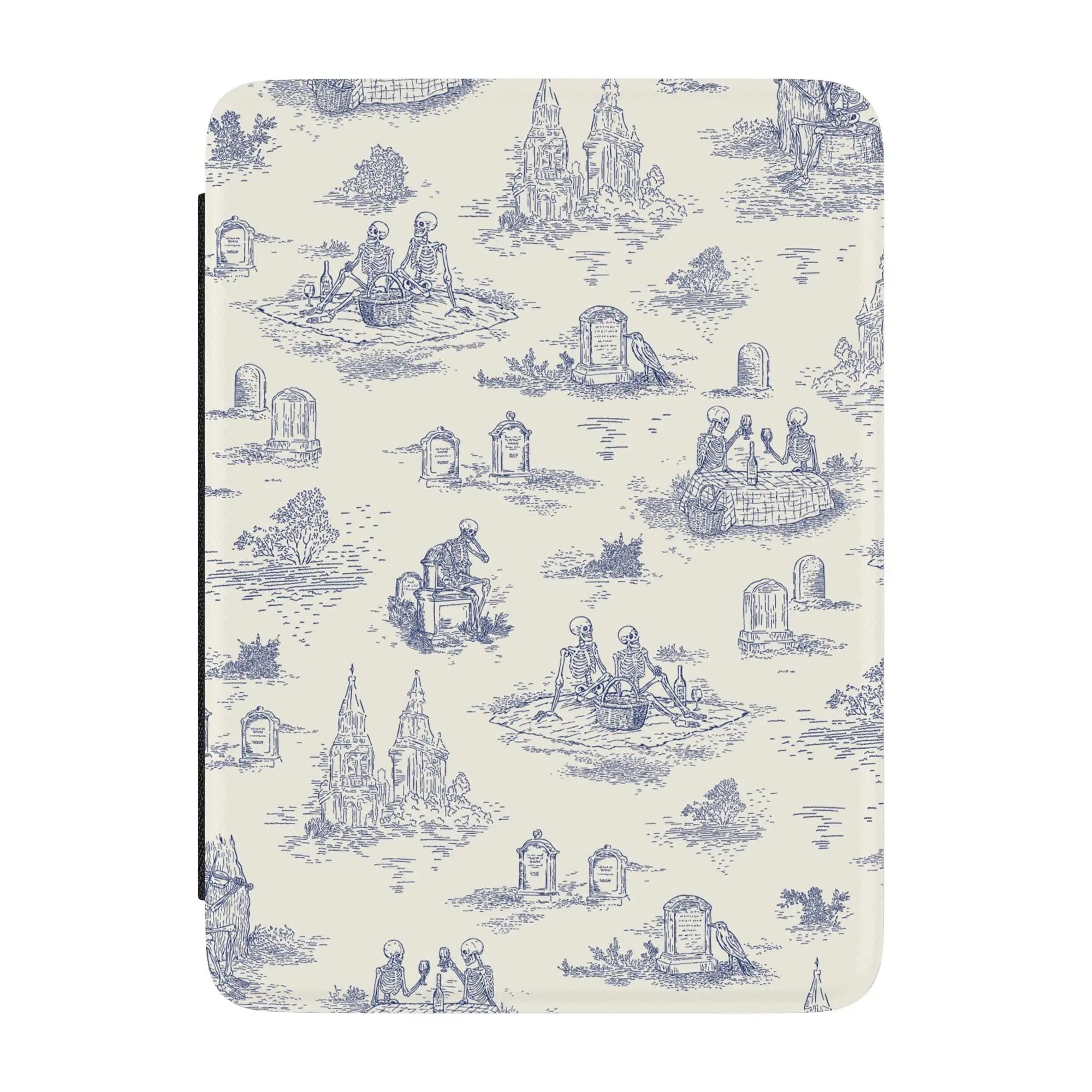 Casely Kindle Case | Graveyard Gathering | Skeleton Picnic