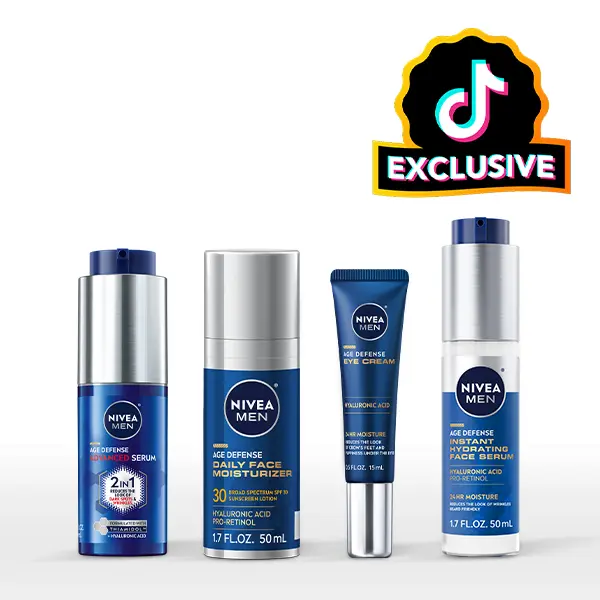 NIVEA MEN Age Defense — Powered by Pro-Retinol + Hyaluronic Acid to Smooth & Renew
