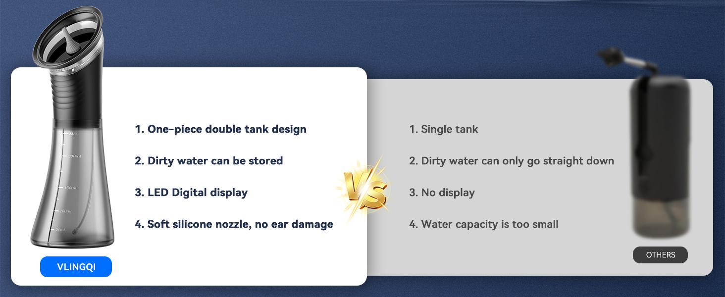 [NEW] Electric Ear Wax Removal System Pro - 3-Speed Hydraulic Ear Cleaner Kit with Water Temp Sensor & Visual Waste Tank | Rechargeable USB, Dry/ Dirty Storage, Nozzle Belt, Medical-Grade Home Care