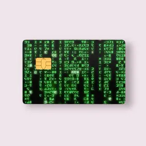 Coding Credit Card Sticker Debit Skin Decal Cover Waterproof Vinyl Easy To Apply Style