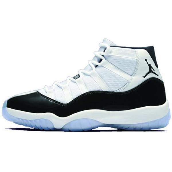 Men's Air Jordan 11 Retro 'Concord' 2018 Lace-Up Casual Trainers - Casual Wear, All Seasons Modern Design, Athletic Use, Style Code 378037-100