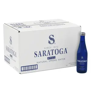 Saratoga Natural Spring Water Beverages - 12 oz Non-Carbonated Bottles, Pack of 24