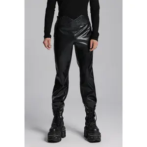 Badlands Studded Vegan Leather Moto Pants