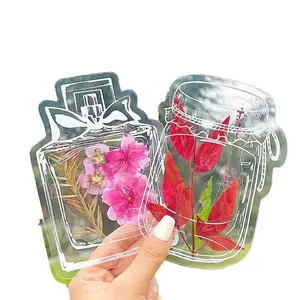 Handmade DIY Bookmark Kit — Transparent Plant Specimen & Dried Flower Labels for Glass Bottles