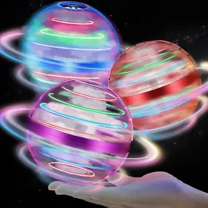 Neon Mini Hand Drone Toy Flying Ball with LED Lights - Auto Hover Spinning Drone Set |     Rechargeable Magic Boomerang Fidget Toys Toy for Indoor/Outdoor Games |     Stress Relief Sensory Toys for Kids Teens Adults |     Birthday Christmas Back DD20BarkB
