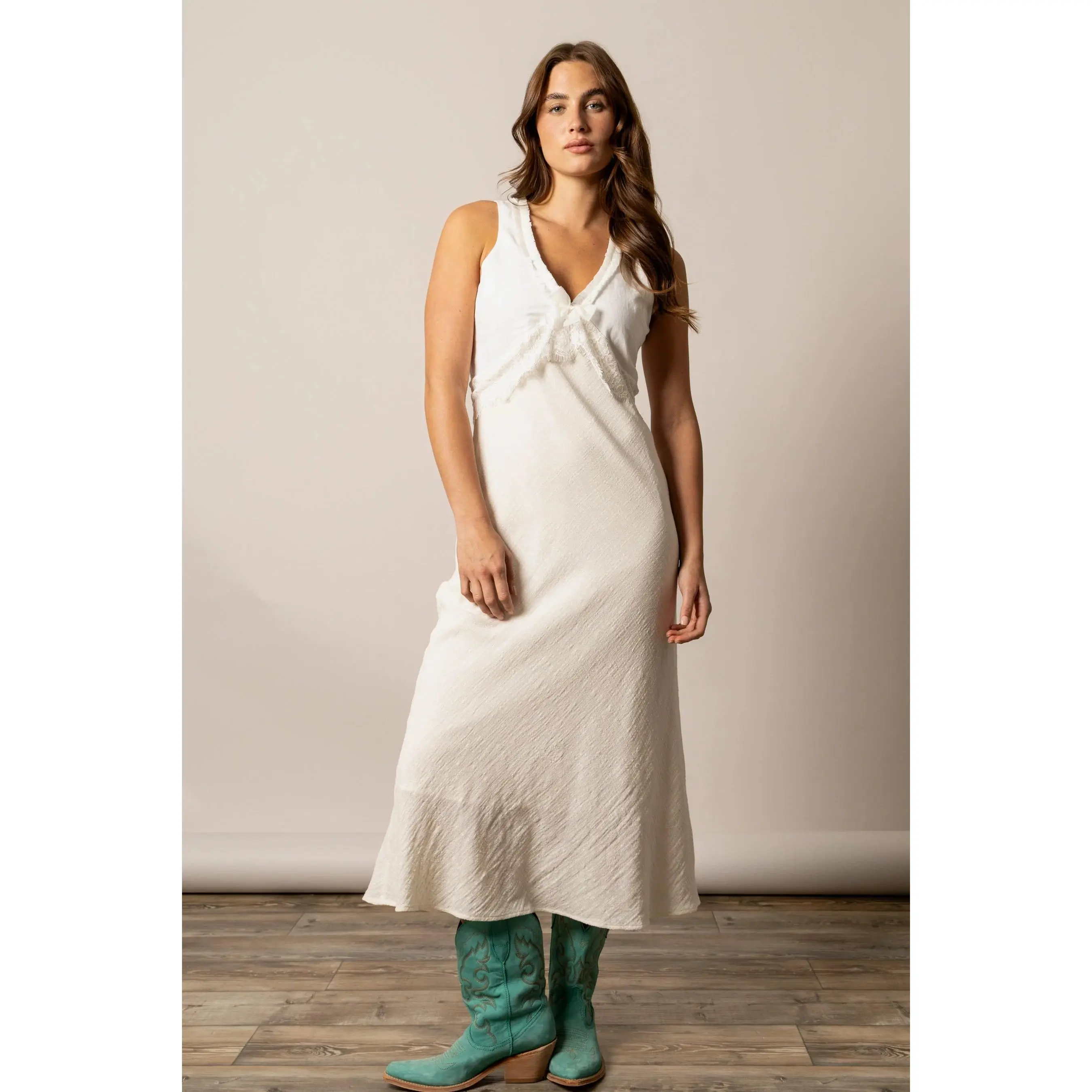 Francy Dress by Kimes Ranch in Natural