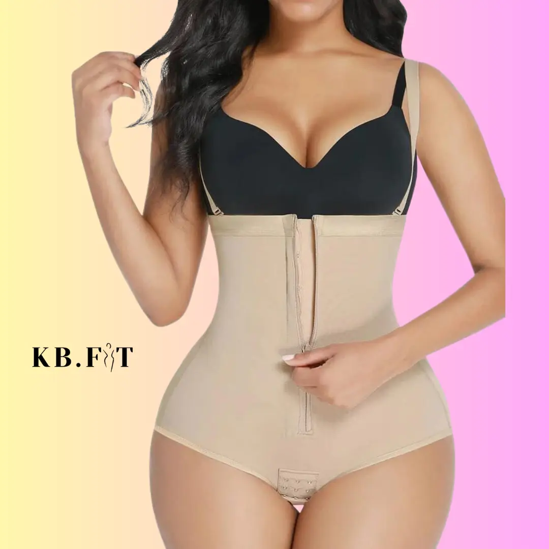 Zip Compression Shapewear w/ removable straps