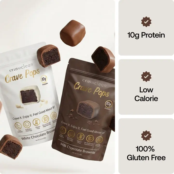 Protein Crave Pops | 5 Pop Bag | 8 Bags per Box