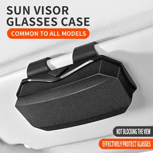 Multifunctional Car Glasses Clip, Eyeglass Holder for Vehicle Interior Sun Visor Storage Box, Car Sunglasses Clip/Clamp, Car Organizers And Storage, Accessories For Car