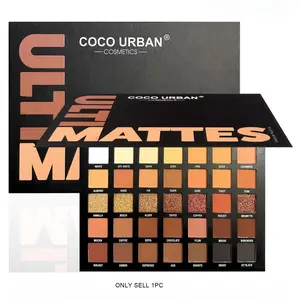 35-Piece All-in-One Master Makeup Palette - Matte Pigmented Palette Eyeshadow Palette Eye Shadow Plate From Warm Oranges to Deep Smoky Eyes, A Must-Have for Makeup Artists & Enthusiasts