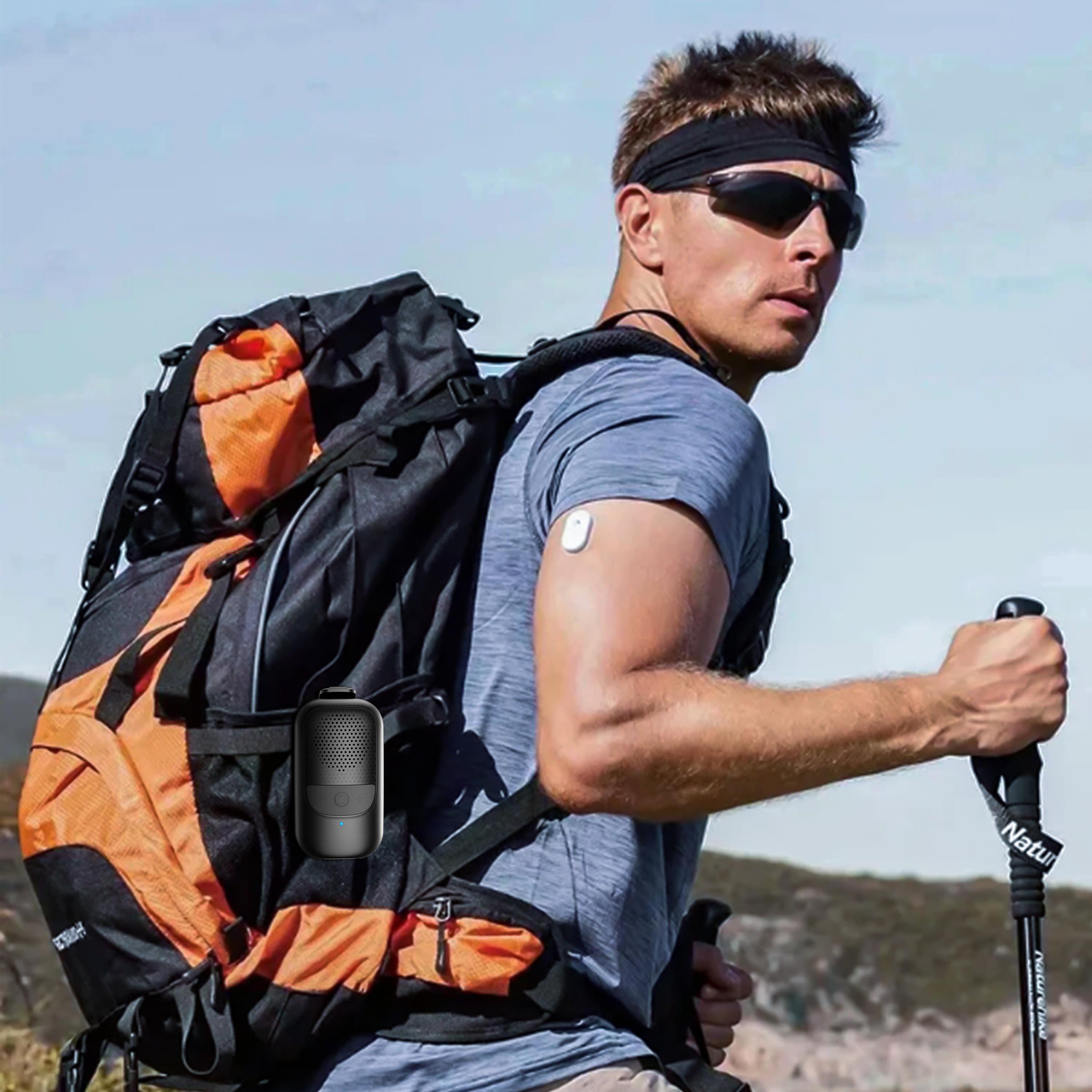 Waterproof Clip-On Bluetooth Speaker – 10H Playtime, Wireless Hands-Free Calls & Music for Work, Hiking, Running, Outdoors