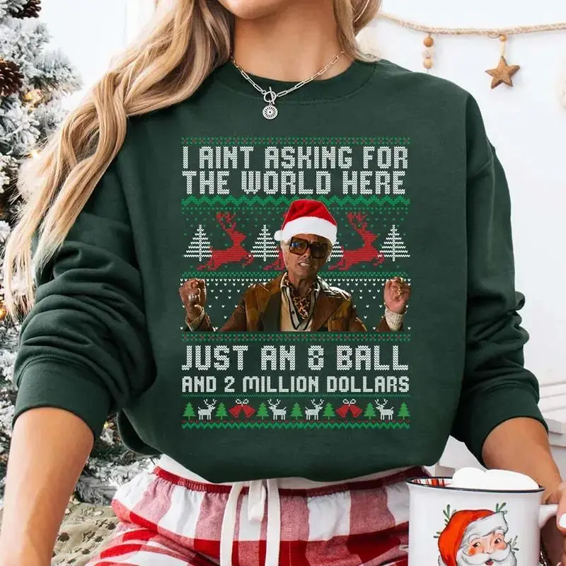 Funny Christmas Movie Sweatshirt/Hoodie/Tshirt, Ugly Christmas Sweater Style, Humorous Holiday Graphic Tee for Men and Women