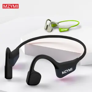 MZYMI Bone Conduction Headphones 15H Playtime, Open Ear Headphones IPX6 Waterproof and sweatproof Wireless Earbuds Sport Headphones with Mic Headset for Running,Cycling,Exerclse,Mountain climbing,Fishing,Mechanical operations,Agricultural planting