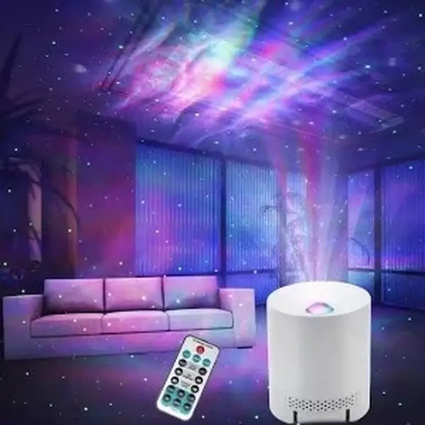 Smart Projector - Compact Design, Remote Control, Ideal for Home Entertainment, Versatile Use
