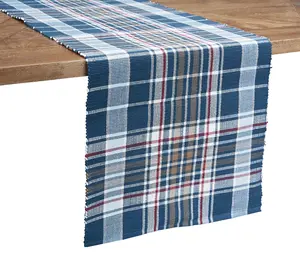 13" x 72" Lawson Lake Plaid Table Runner by Valerie