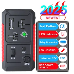 Viral Auto Gadget! 12V Circuit Tester LED Lighting Car Relay Tester Automotive Battery Relay Tester Type C Battery Tool