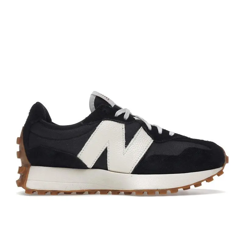New Balance Women's 327 Black White Gum Running Shoes, from StockX