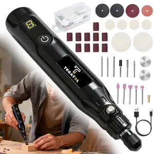 Mini Cordless Rotary Tool, 5-Speed and USB Charging Rotary Tool Kit with 69 Accessories, Multi-Purpose 3.7V Power Rotary Tool for Sanding, Polishing, Drilling, Etching, Engraving, DIY Crafts