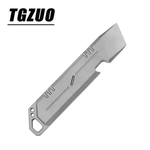 Multifunctional Titanium Alloy Lever Bar, Edc Essential Gear, Bottle Opener, Soda Can Opener, Portable Utility Tool, Durable and Lightweight Design