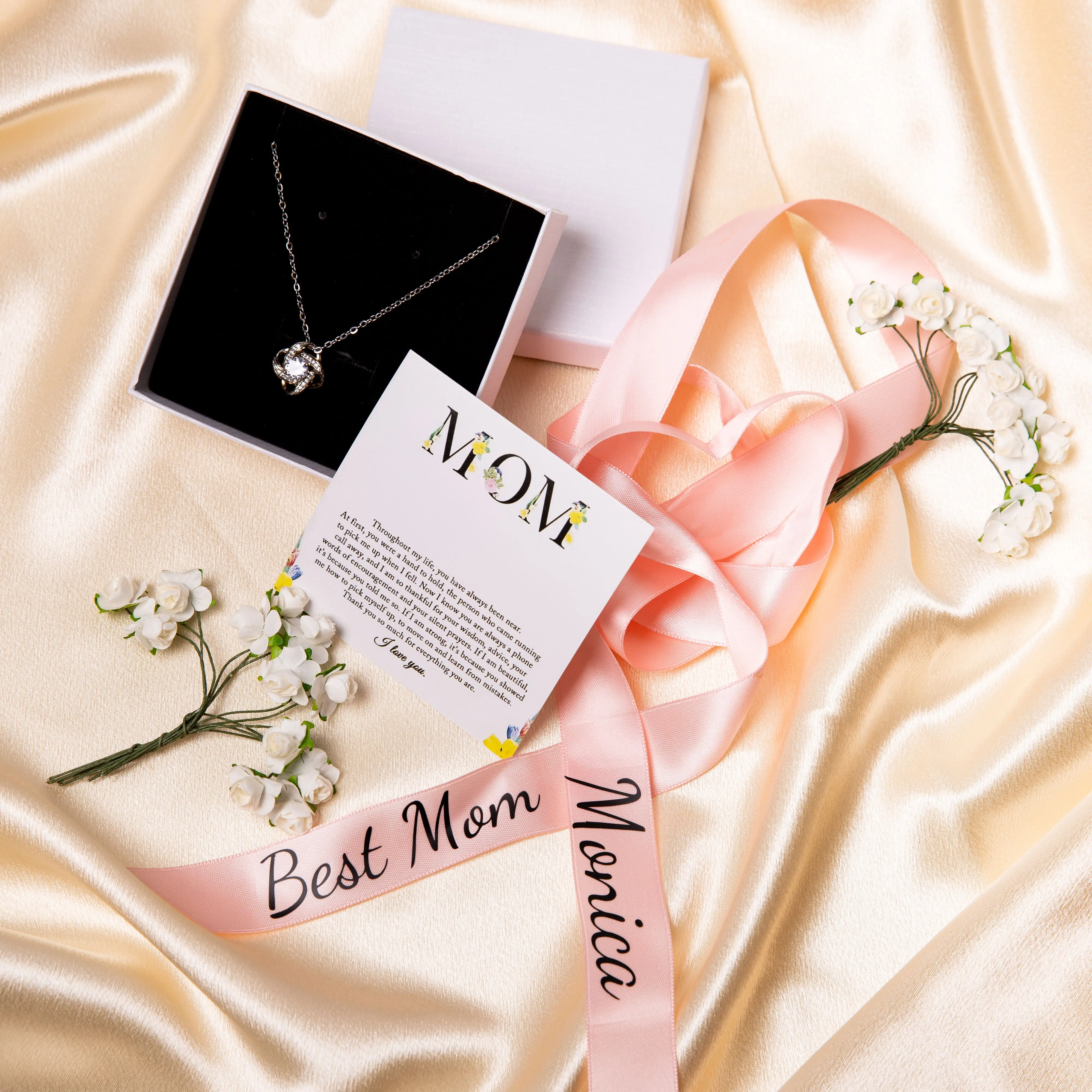 Necklace Gift for Mom with Gift Box