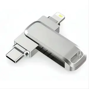 Portable USB Flash Drive, 1 Count 16GB/128GB Type C External Storage Memory Stick Usb Storage Otg for iPad, Thumb Drive for iPhone, PC, Office Accessories