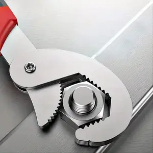 Ultimate Versatile Adjustable Wrench, Dual-Ended Pipe Wrench Pliers for Indoor & Outdoor Repairs, High Torque, Easy Adjust, Durable Household Tool