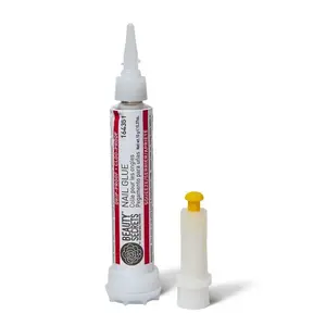 Beauty Secrets Drip & Clog Proof Nail Glue - Non-Clog Formula, Strong Hold, 10g/10ml Nail Art Nail Care. Original Viral nail glue