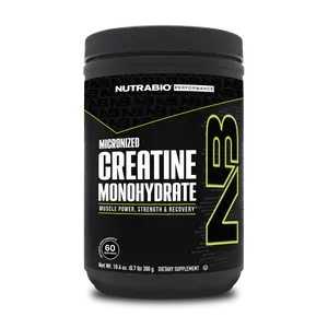 NutraBio Micronized Creatine Monohydrate — 5g Unflavored, Ultra-Pure