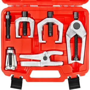 SnapFixMate Front End Service Tool Set with Automotive Ball Joint Separator Tie Rod End Puller Pitman Arm Remover 5 PCS Removal Splitter Kit for Car SUV Light Truck Pickup