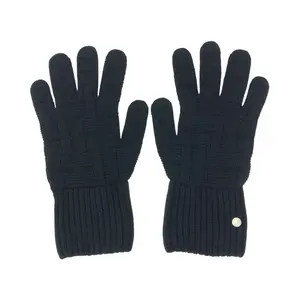 Pre-owned HERMÈS Wool Small Leather Goods Hermes Selle Gloves