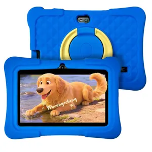 Summer 7-Inch Kids Smart Tablet, Android Learning Tablet, 5G WiFi, 2-in-1 Study & Office, HD Full Screen, Front & Rear Dual Camera, Full-Body Shockproof Case, Early Learning + Entertainment, Online Class Ready, Easter/Christmas/Birthday Gift, Boys & Girls