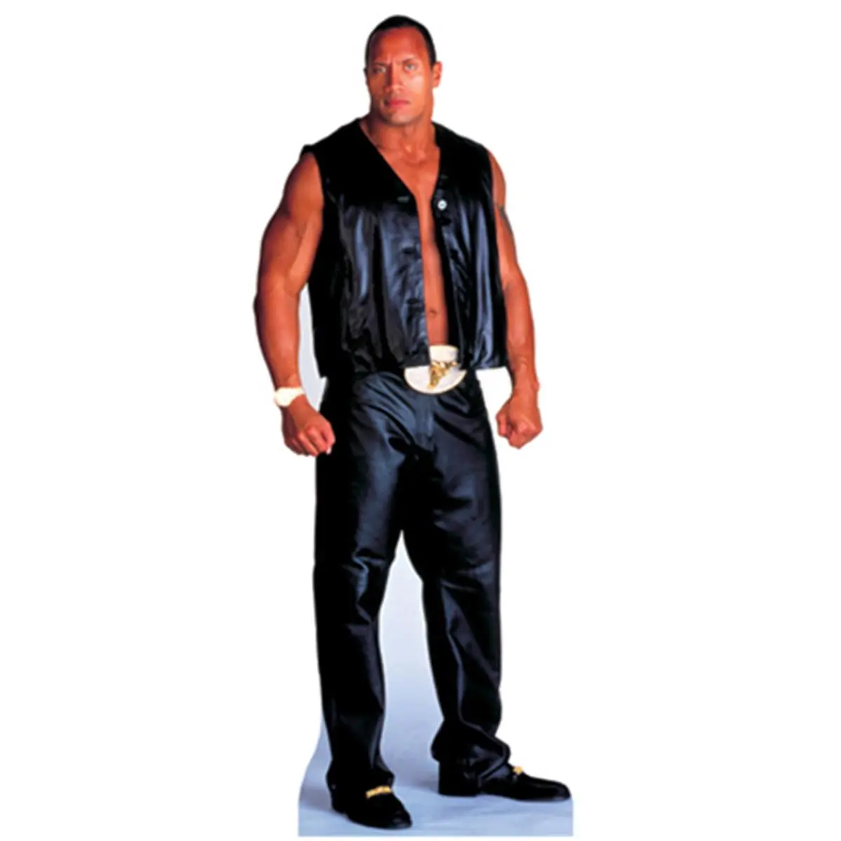 Advanced Graphics 611 WWE The Rock Life-Size Corrugated Cardboard Stand-Up, Home Decor Piece for Home Supplies Display